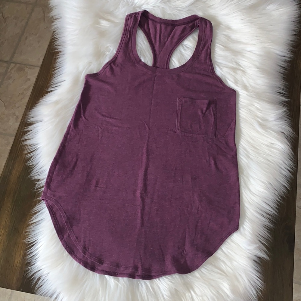 Lululemon Yogi Racer Back III Magenta size 4